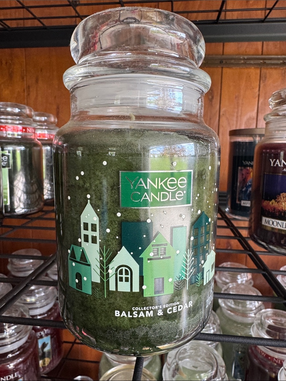 Yankee Candle Green Balsam & Cedar Holiday Jar